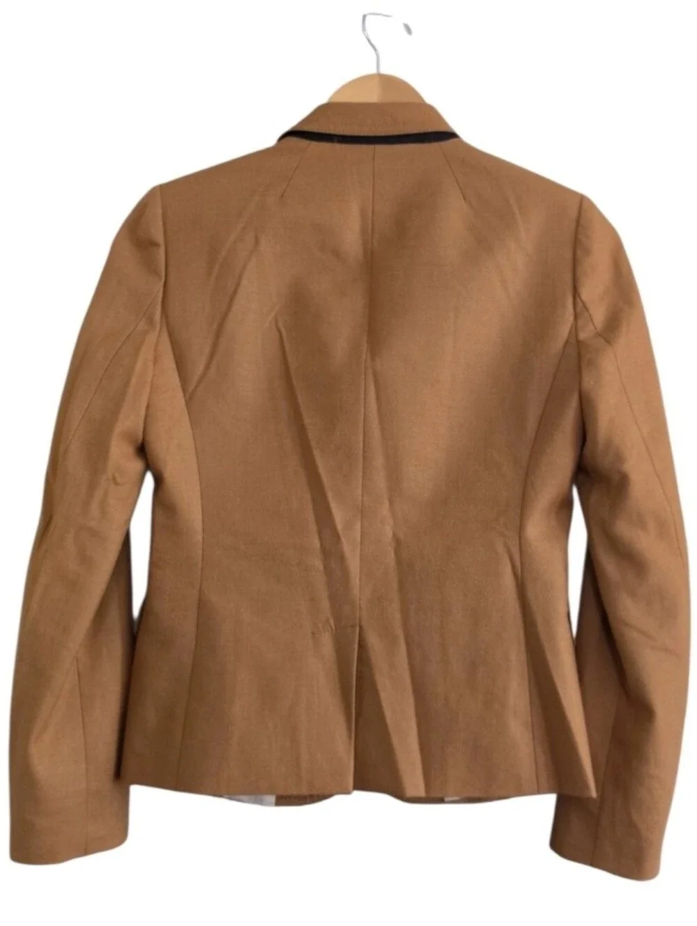 J. Crew Schoolboy Wool Camel Tailored Blazer in Warm Tan